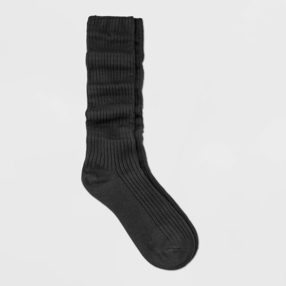 Женские ребристые супермягкие носки Slouch Crew Boot Socks Universal Thread, цвет Black
Женские ребристые супермягкие носки Slouch Crew Boot Socks Universal Thread, цвет Black