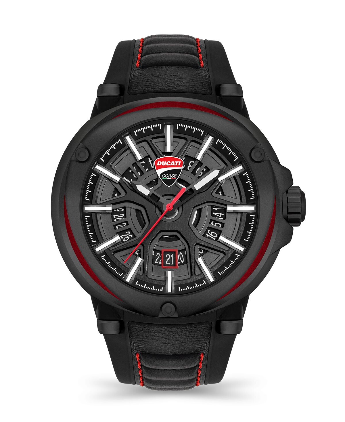 Мужские часы Partenza Collection с черным силиконовым ремешком, 49 мм Ducati Corse
Мужские часы Partenza Collection с черным силиконовым ремешком, 49 мм Ducati Corse