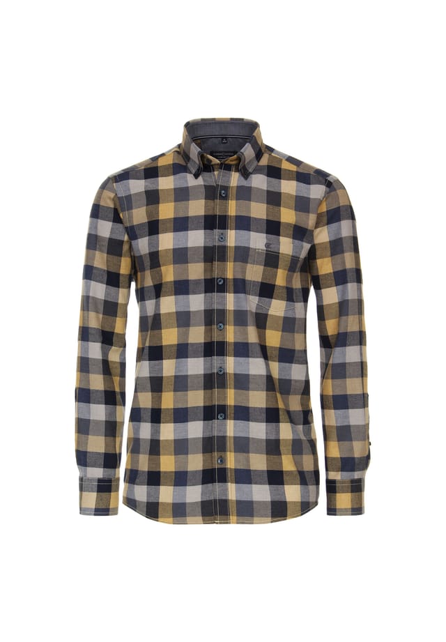 Рубашка свободного кроя в клетку Casamoda, желтый
Рубашка свободного кроя в клетку Casamoda, желтый