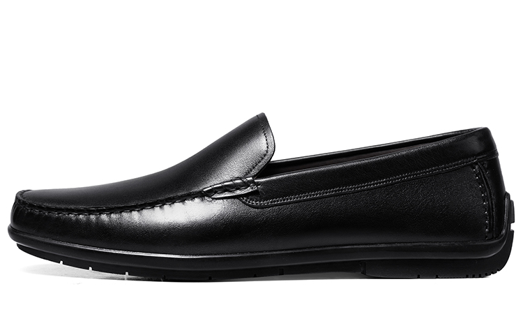 Минималистичный стиль Универсальные повседневные мокасины из телячьей кожи Мужские черные THOM WILLS, черный A5191
Минималистичный стиль Универсальные повседневные мокасины из телячьей кожи Мужские черные THOM WILLS, черный A5191