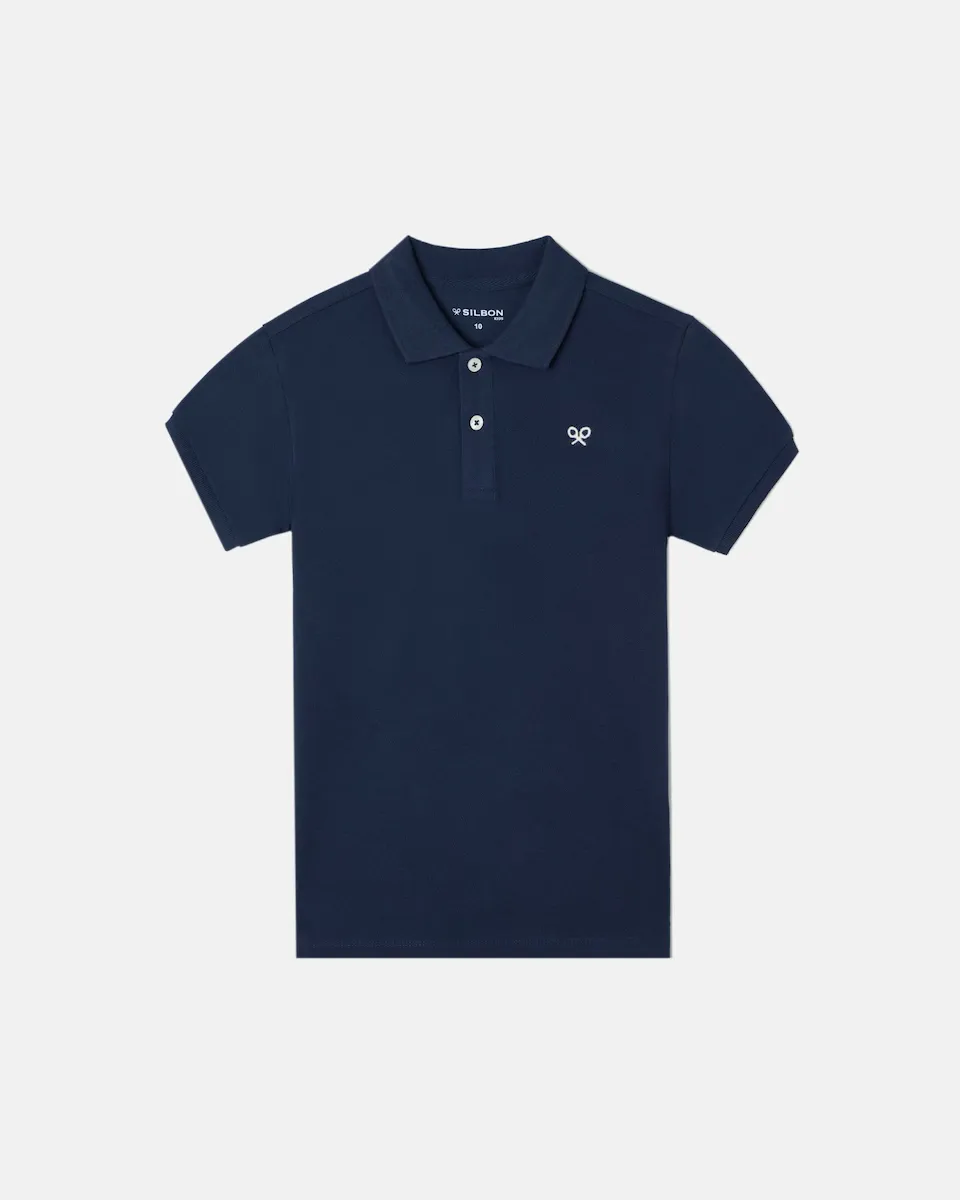 Классическая детская мини рубашка поло с ракеткой Silbon, тёмно-синий
Классическая детская мини рубашка поло с ракеткой Silbon, тёмно-синий