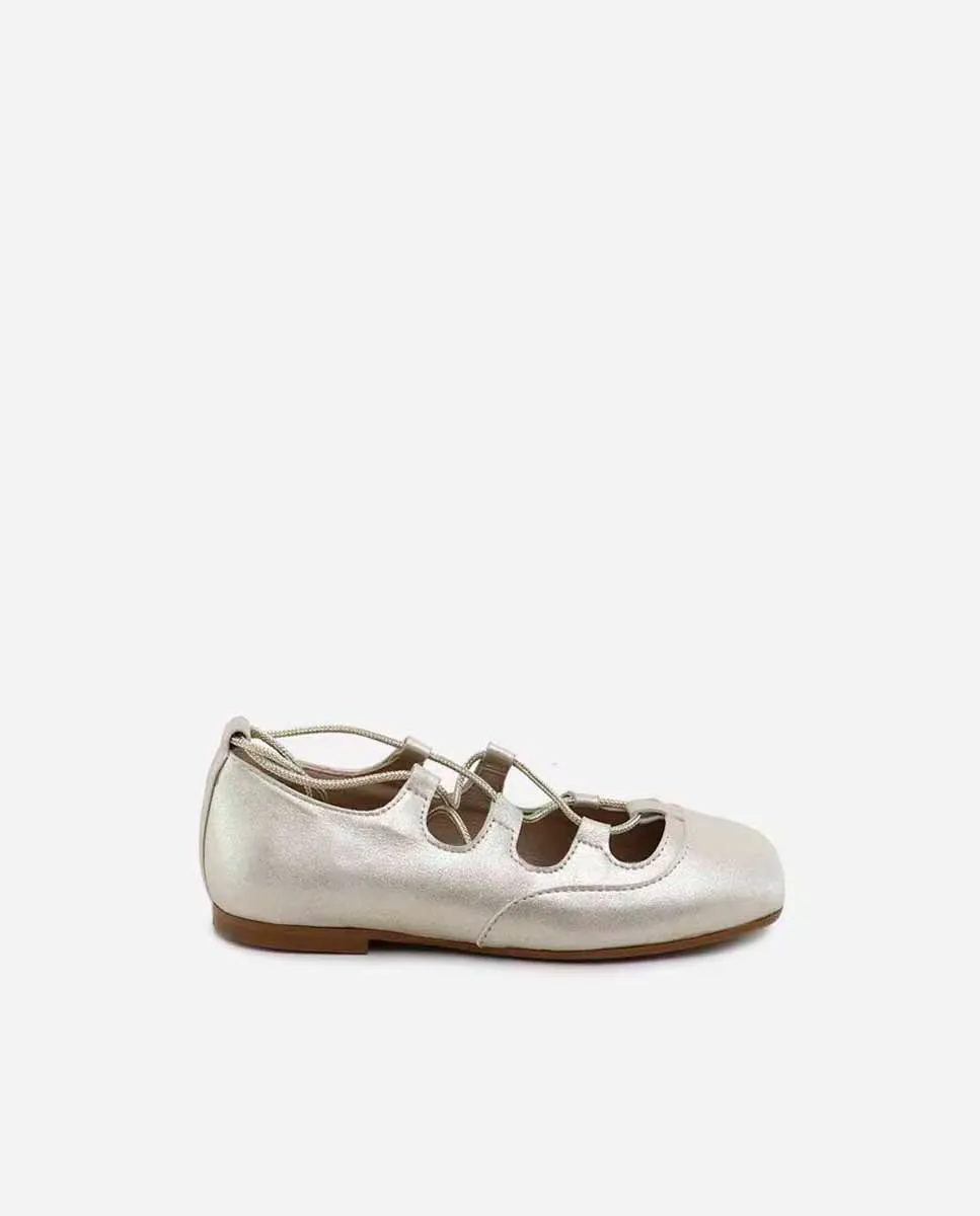 Балетки для девочек из кожи золотого цвета с эффектом металлик Eli 1957
Балетки для девочек из кожи золотого цвета с эффектом металлик Eli 1957