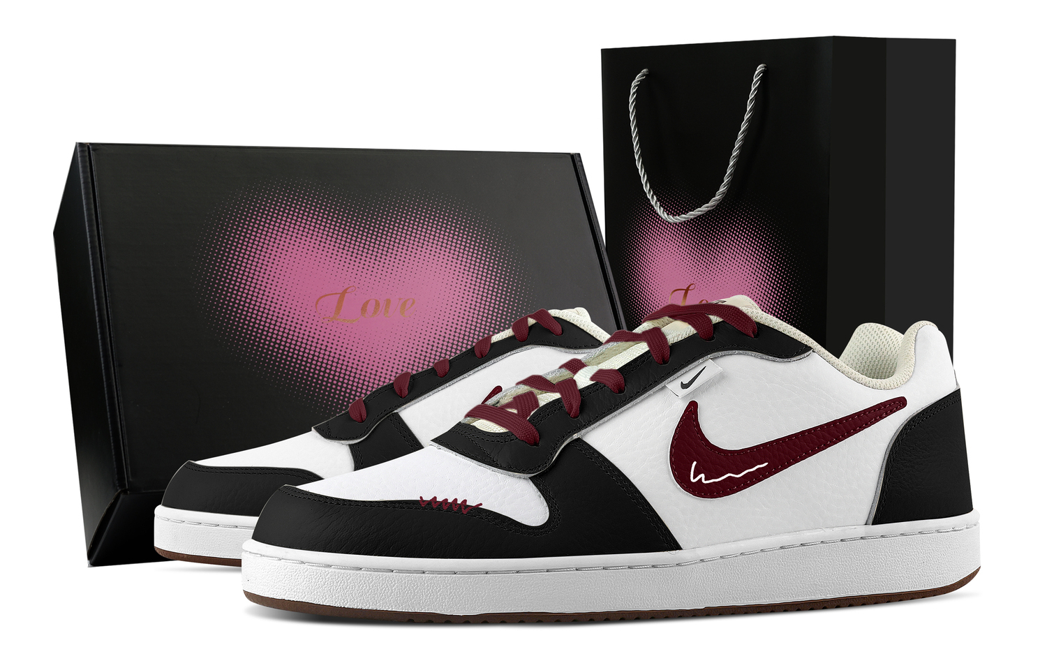 Nike Эбернон красные с пламенной окантовкой, устойчивые к истиранию скейтерские кроссовки на низком ходу с сердечками на коробке, черно-бело-красные, цвет Black White Red
Nike Эбернон красные с пламенной окантовкой, устойчивые к истиранию скейтерские кроссовки на низком ходу с сердечками на коробке, черно-бело-красные, цвет Black White Red