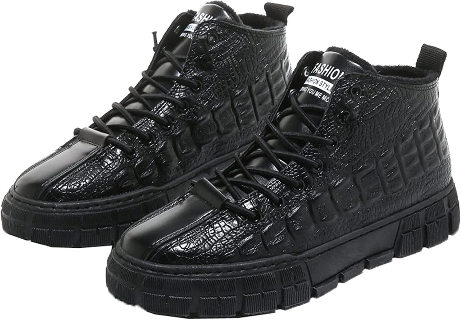 Мужские зимние ботинки Yiozoi для улицы, с отделкой для работы, шнуровка, теплые, повседневные, удобные, высокие, ветронепроницаемые, белый/черный
Мужские зимние ботинки Yiozoi для улицы, с отделкой для работы, шнуровка, теплые, повседневные, удобные, высокие, ветронепроницаемые, белый/черный