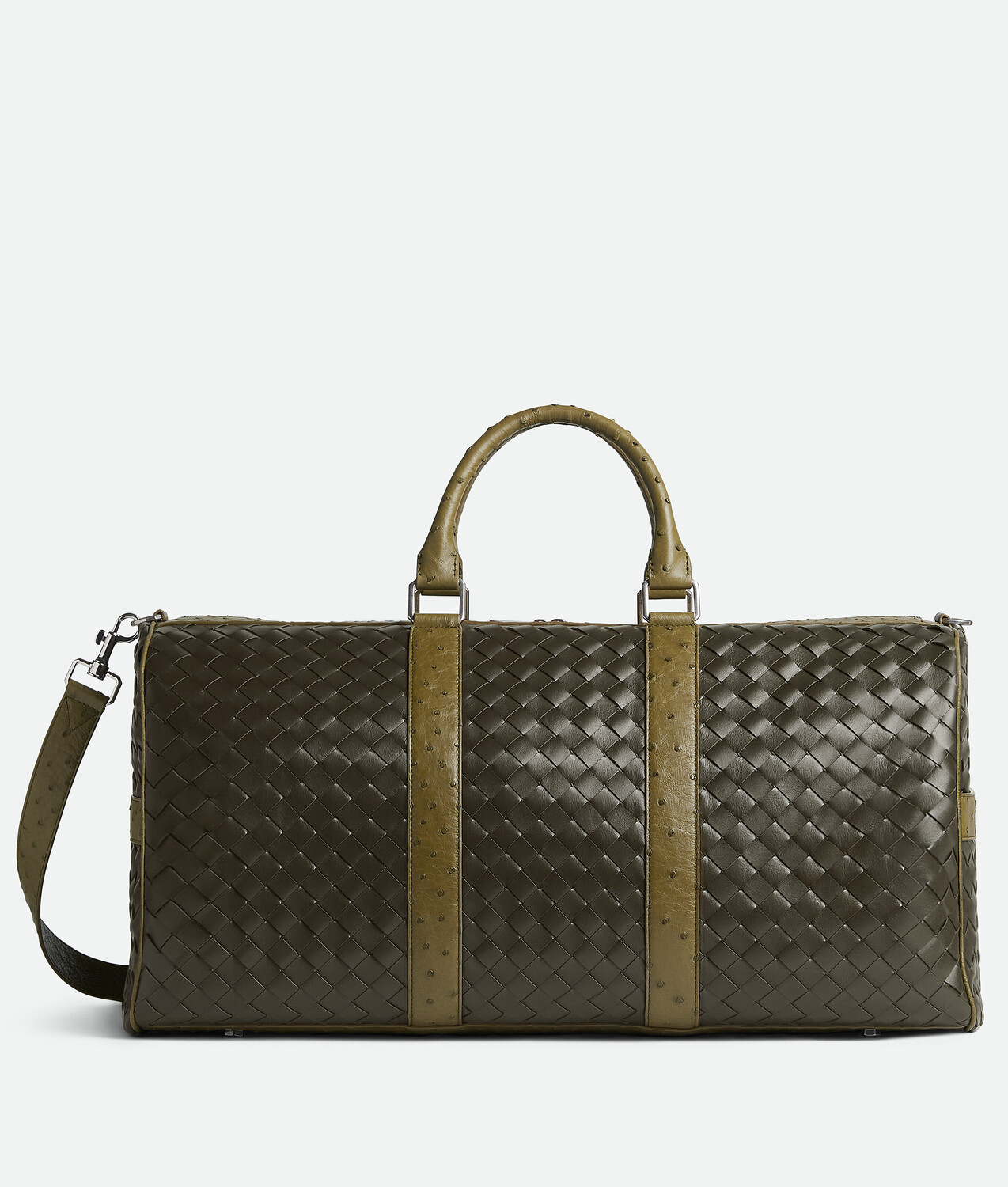 Intrecciato cabin duffle BOTTEGA VENETA, хаки/водоросли
Intrecciato cabin duffle BOTTEGA VENETA, хаки/водоросли