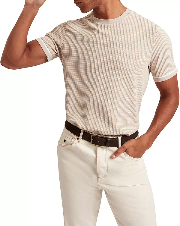 Футболка Ivanan с коротким рукавом и ребристой текстурой Ted Baker, бежевый
Футболка Ivanan с коротким рукавом и ребристой текстурой Ted Baker, бежевый