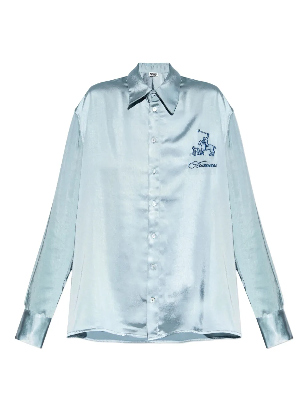 Рубашка с вышитым логотипом Avavav, синий
Рубашка с вышитым логотипом Avavav, синий