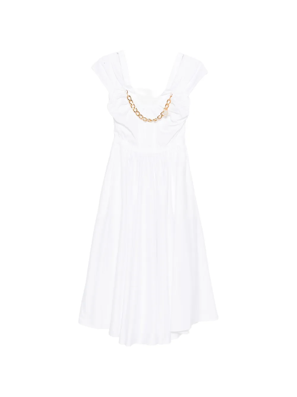 Мини-платье с цепочкой Elisabetta Franchi, белый
Мини-платье с цепочкой Elisabetta Franchi, белый