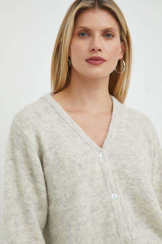 Кардиган из смесовой шерсти American Vintage, серый
Кардиган из смесовой шерсти American Vintage, серый