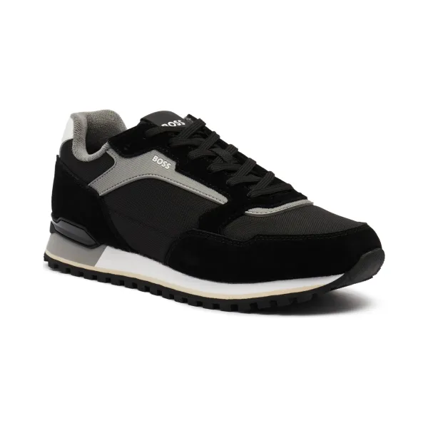 Кроссовки с добавлением кожи Boss, черный
Кроссовки с добавлением кожи Boss, черный