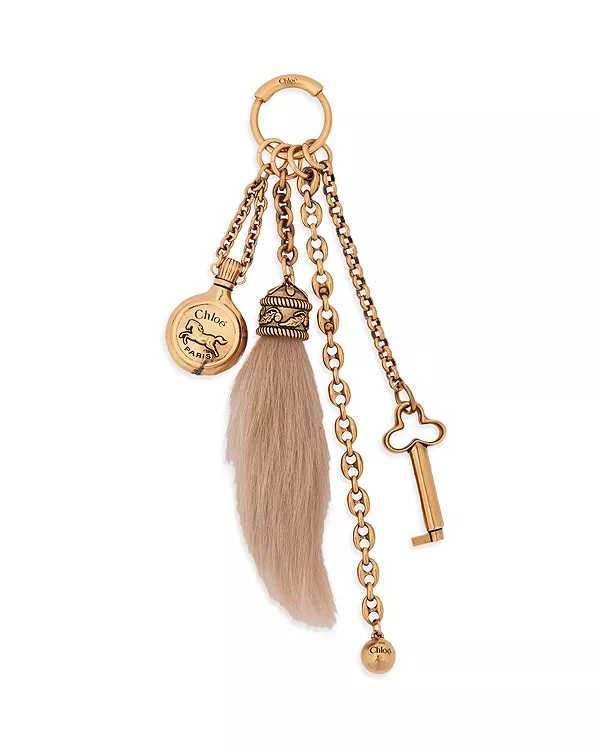 Брелок для сумки с символикой Chloé, золотой
Брелок для сумки с символикой Chloé, золотой