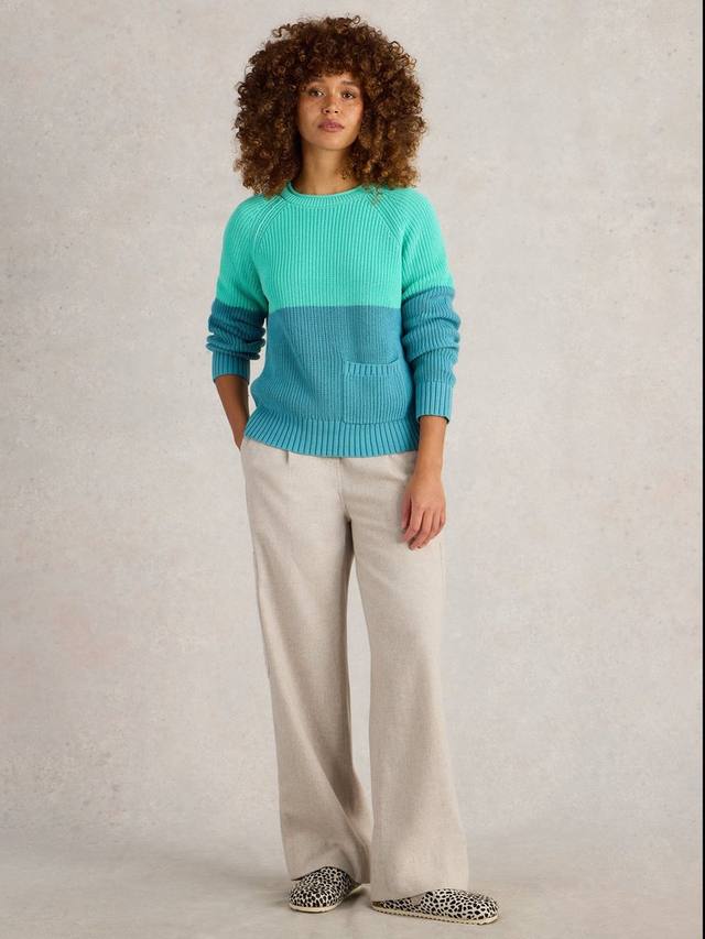 Джемпер из чистого органического хлопка bailey color block White Stuff, синий/разноцветный
Джемпер из чистого органического хлопка bailey color block White Stuff, синий/разноцветный