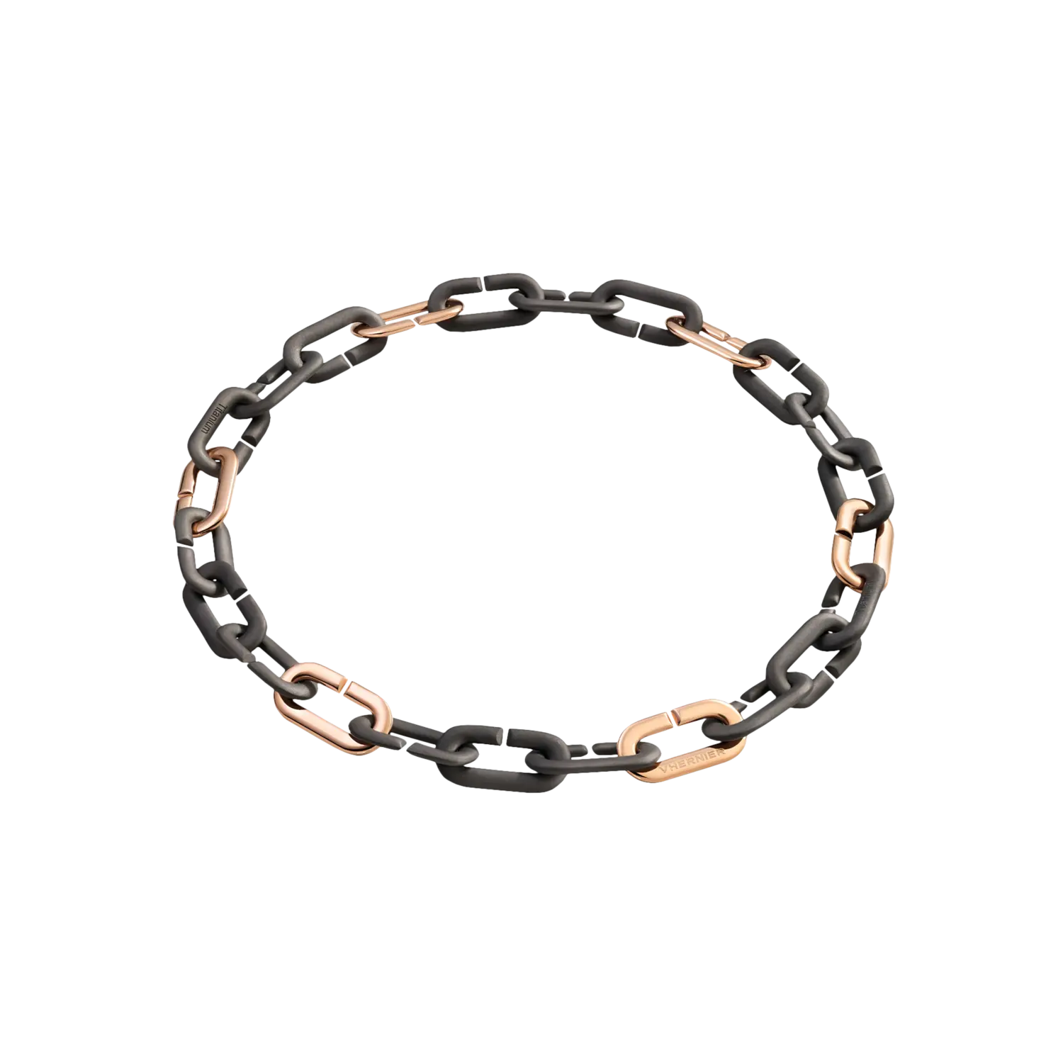 Цепочка из розового золота и титана VHERNIER
Цепочка из розового золота и титана VHERNIER