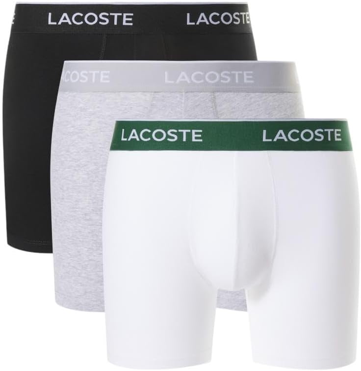 Lacoste мужские боксеры 3 шт, Black/White/Dove Grey
Lacoste мужские боксеры 3 шт, Black/White/Dove Grey