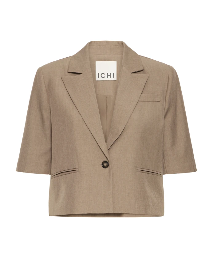 Укороченный блейзер в стиле «карибу» Ichi, бежевый
Укороченный блейзер в стиле «карибу» Ichi, бежевый