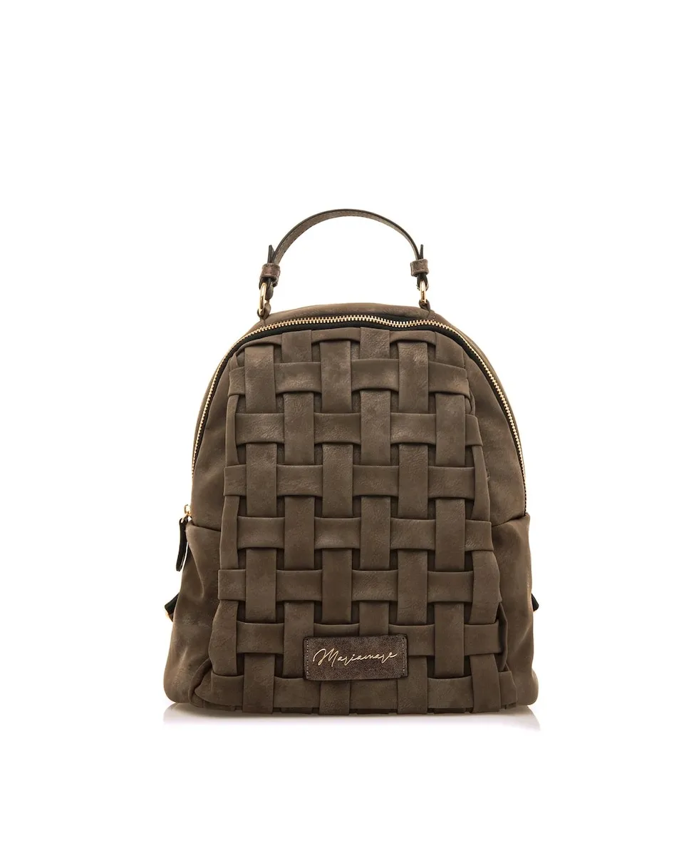 Женский рюкзак с плетеным передним элементом Mariamare, коричневый
Женский рюкзак с плетеным передним элементом Mariamare, коричневый