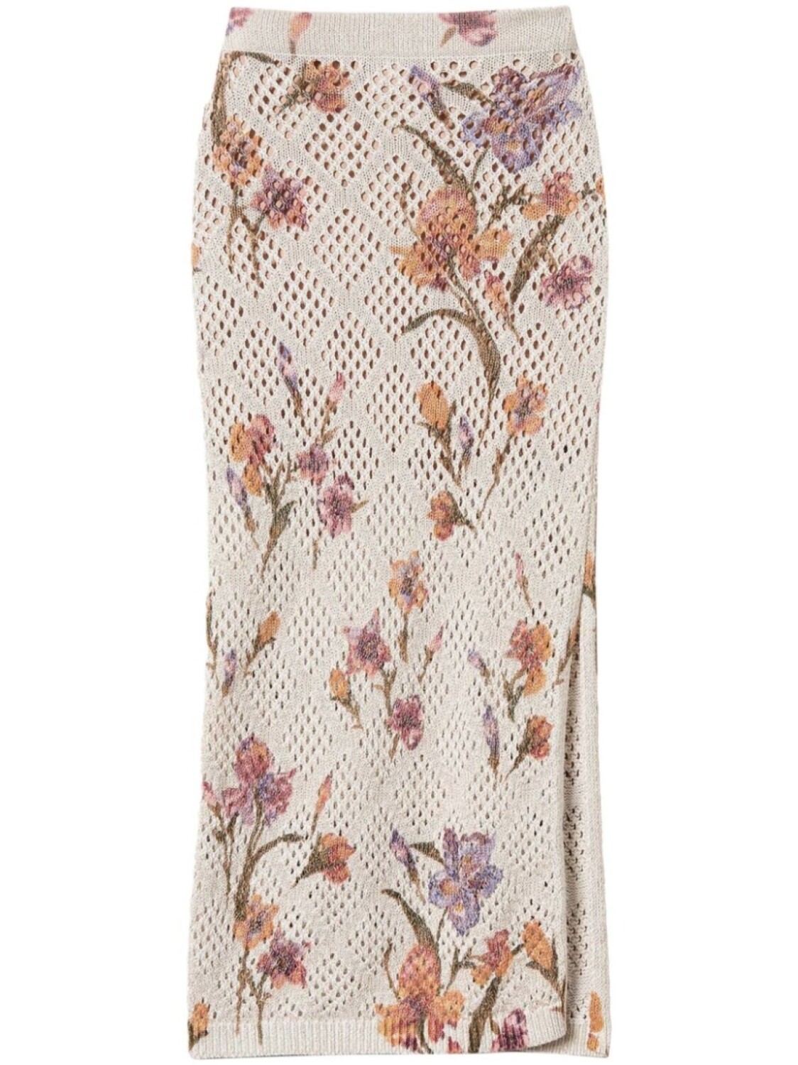 TWINSET юбка миди с цветочным принтом, белый
TWINSET юбка миди с цветочным принтом, белый