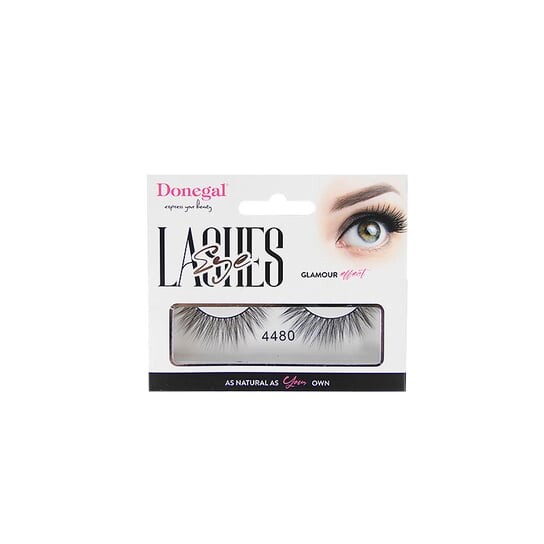 Накладные ресницы на полоске 4480 1 пара Donegal, Eye Lashes Glamour Effect
Накладные ресницы на полоске 4480 1 пара Donegal, Eye Lashes Glamour Effect