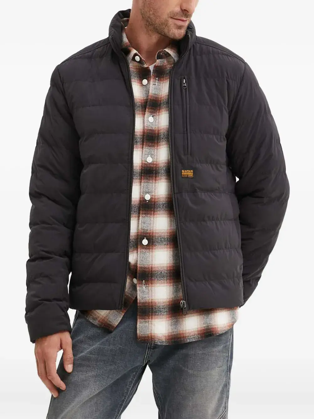 Стеганая куртка Foundation на молнии G-Star Raw, черный
Стеганая куртка Foundation на молнии G-Star Raw, черный