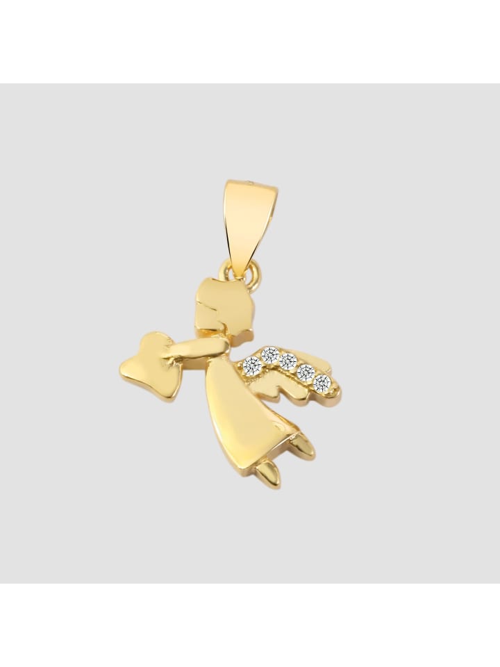 Adeliás Женский кулон - кулон в форме сердца из серебра 925 пробы с кубическим цирконием в золотой оправе
Adeliás Женский кулон - кулон в форме сердца из серебра 925 пробы с кубическим цирконием в золотой оправе