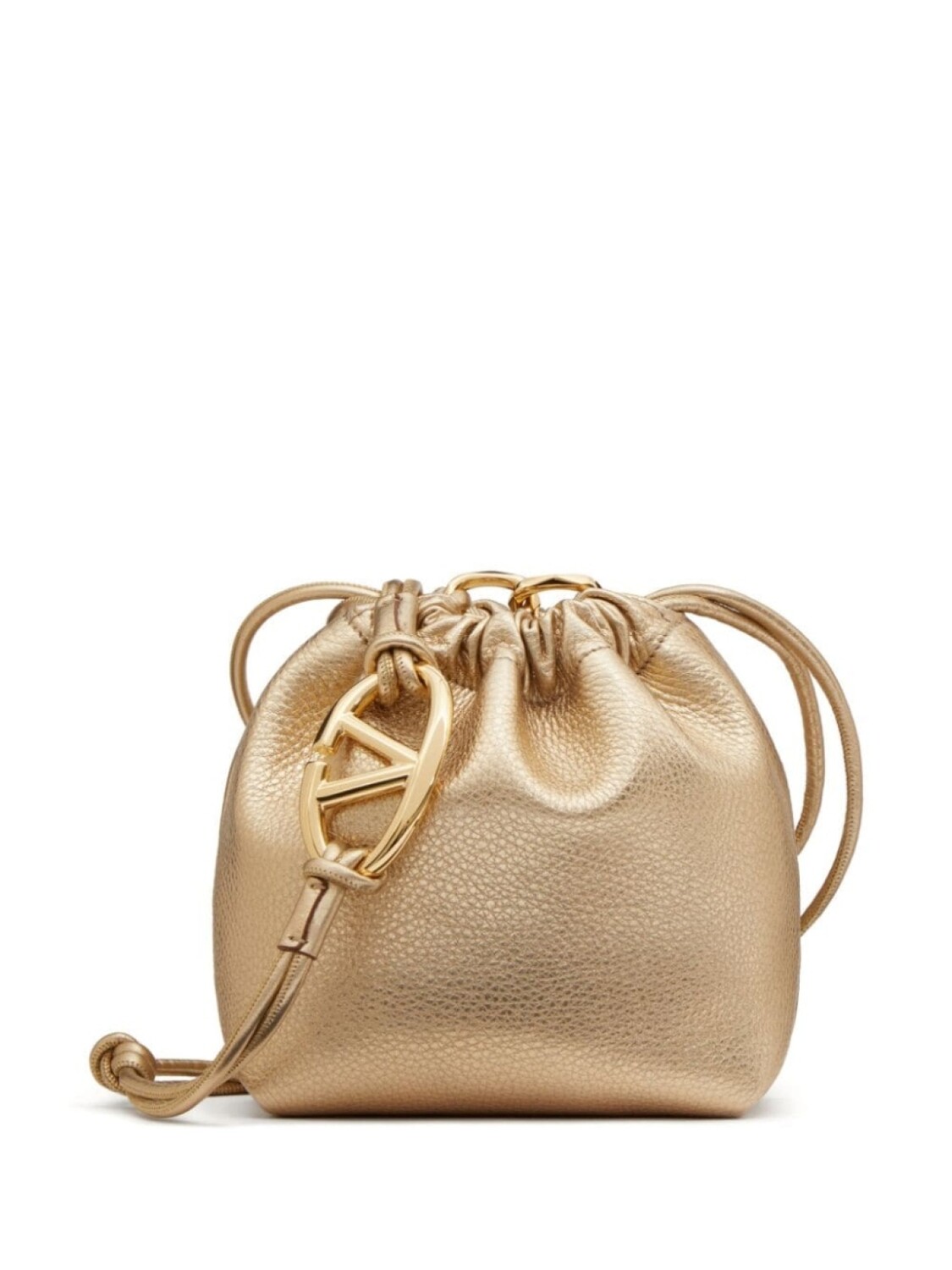Valentino Garavani маленькая сумка-ведро Pouf с логотипом VLogo Signature, золотистый
Valentino Garavani маленькая сумка-ведро Pouf с логотипом VLogo Signature, золотистый