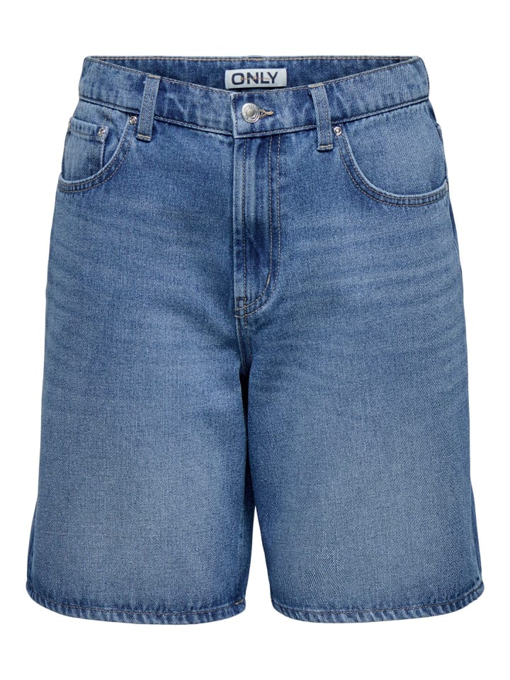 Джинсовые шорты ONLY, Средне-синий деним 
Джинсовые шорты ONLY, Средне-синий деним