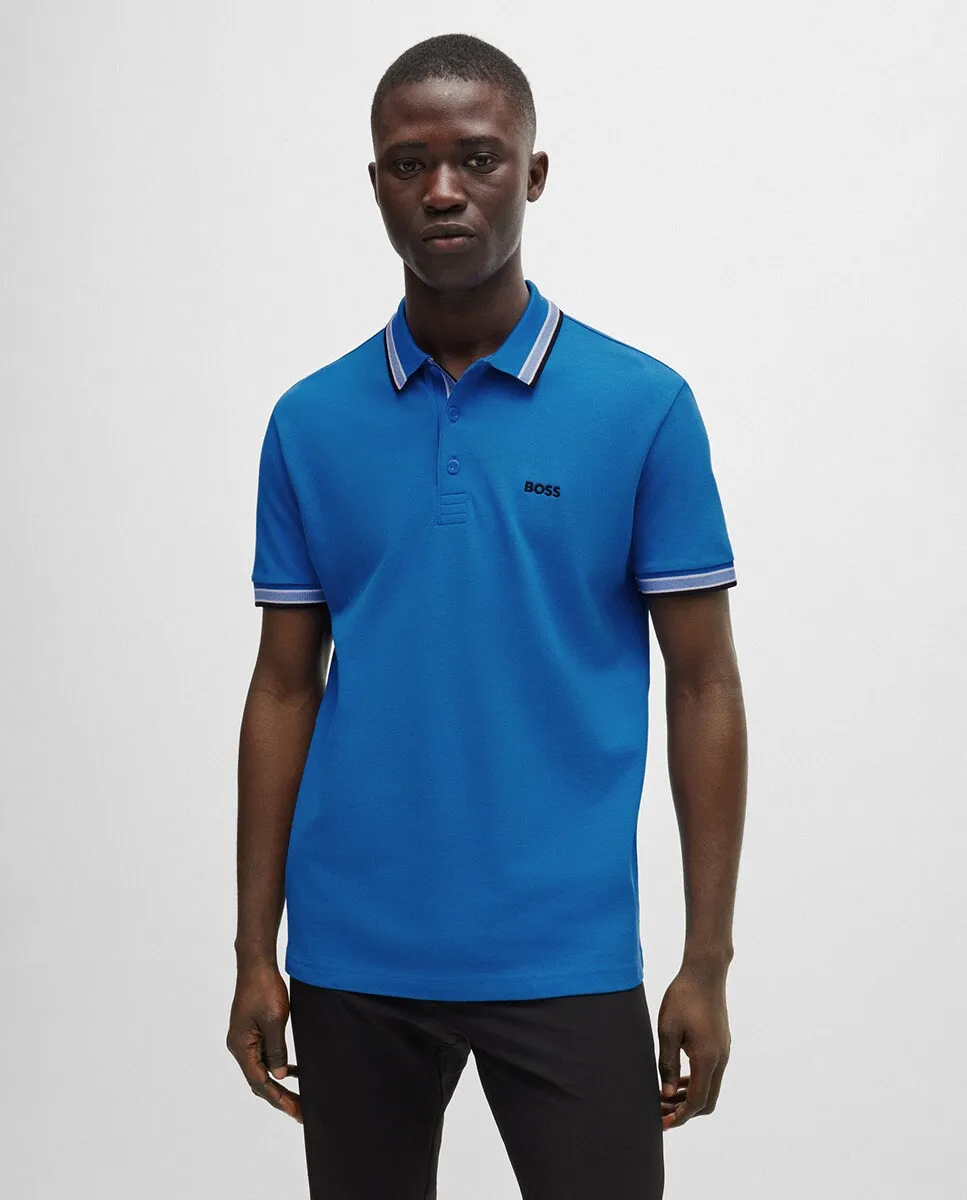 Мужская рубашка-поло с коротким рукавом Boss, синий
Мужская рубашка-поло с коротким рукавом Boss, синий