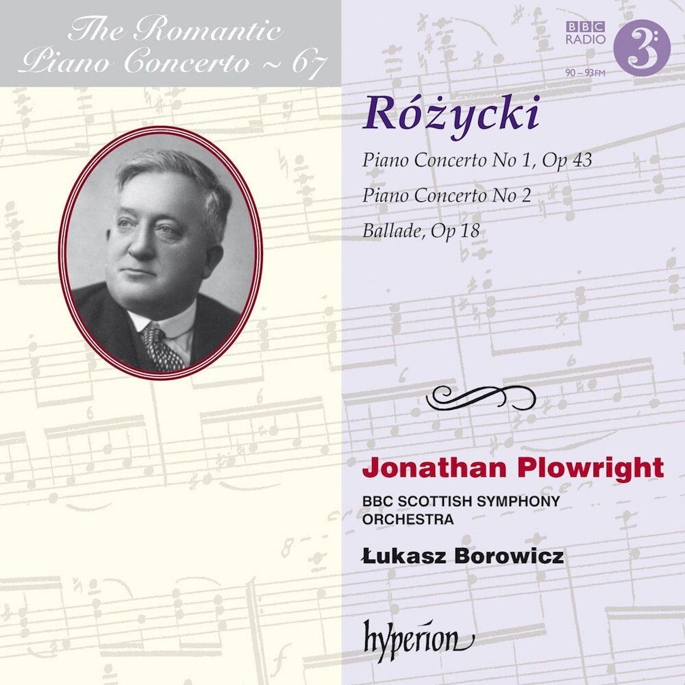 Диск CD Rozycki: Piano Concertos Nos. 1 & 2 - Ludomir Rozycki, Jonathan Plowright, Lukasz Borowicz, BBC Scottish Symphony Orchestra 
Диск CD Rozycki: Piano Concertos Nos. 1 & 2 - Ludomir Rozycki, Jonathan Plowright, Lukasz Borowicz, BBC Scottish Symphony Orchestra
