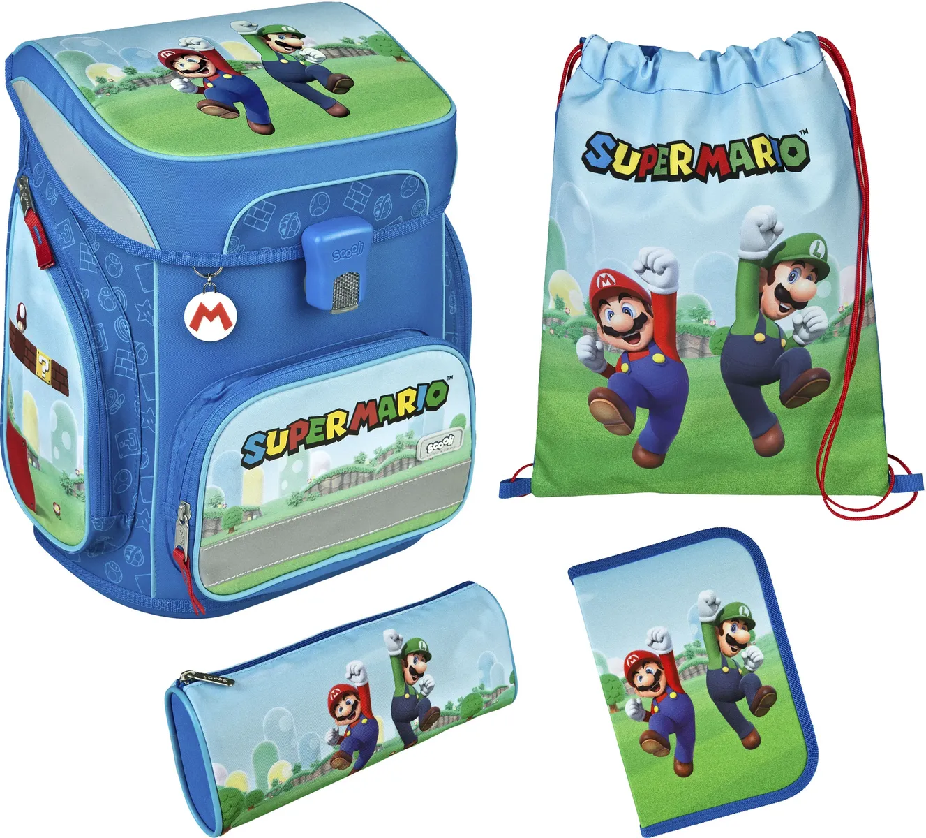 Школьная сумка Scooli "EasyFit, Super Mario", светоотражатели, цвет Super Mario
Школьная сумка Scooli "EasyFit, Super Mario", светоотражатели, цвет Super Mario