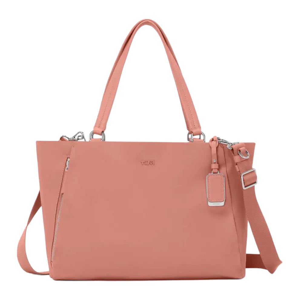 TUMI Нейлоновая сумка-тоут, средняя женская сумка через плечо Pink
TUMI Нейлоновая сумка-тоут, средняя женская сумка через плечо Pink