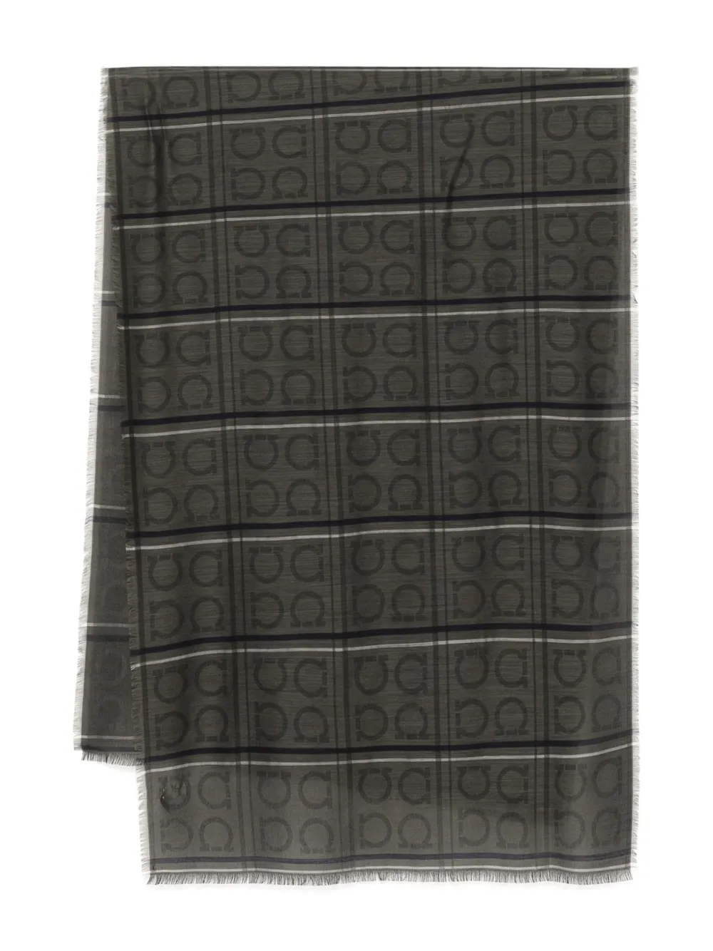 Шарф с узором Ferragamo, зеленый
Шарф с узором Ferragamo, зеленый