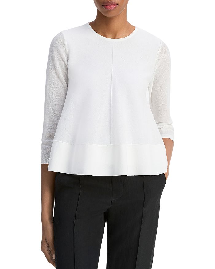 Футболка-трапеция из трикотажа Vince, белый
Футболка-трапеция из трикотажа Vince, белый