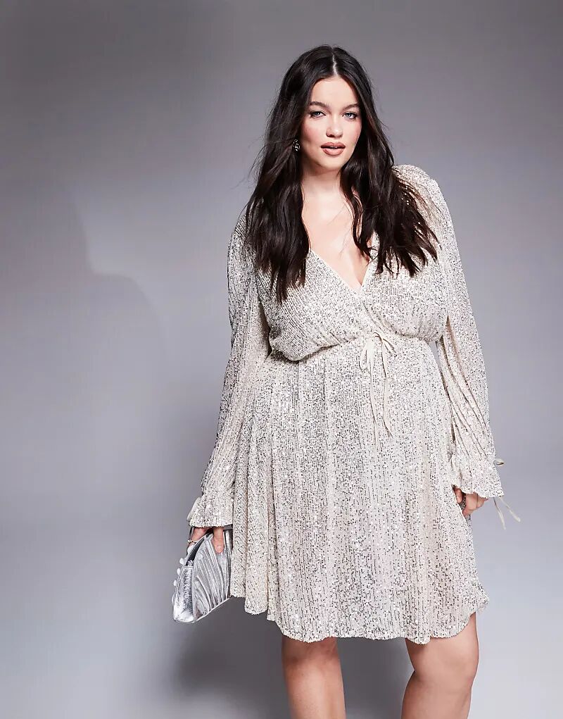 Мини-платье с пайетками серебристого цвета Jaded Rose
Мини-платье с пайетками серебристого цвета Jaded Rose
