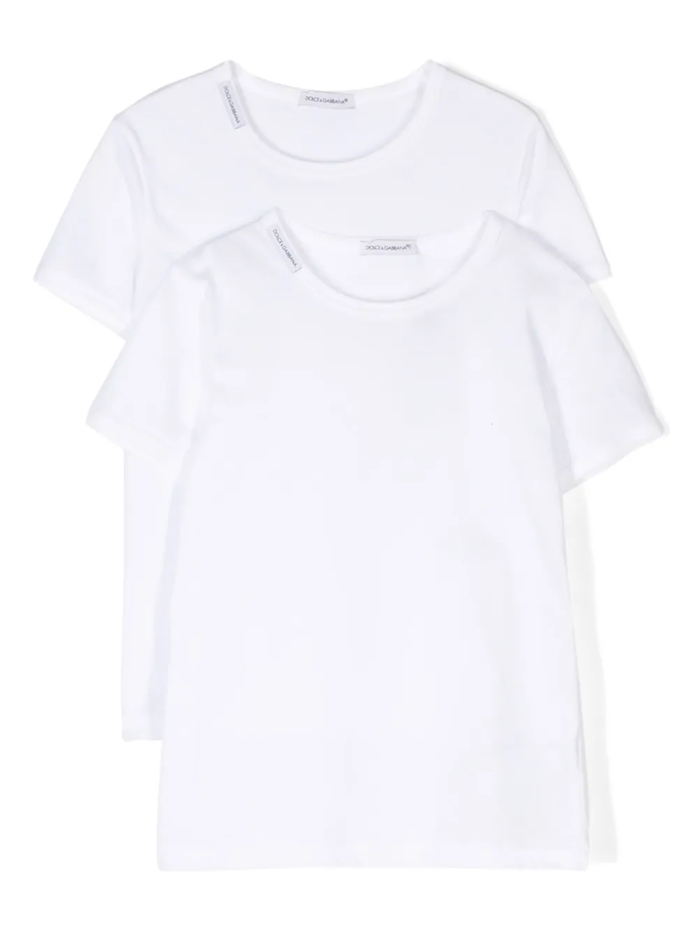 Комплект из двух футболок с логотипом Dolce & Gabbana Kids, белый
Комплект из двух футболок с логотипом Dolce & Gabbana Kids, белый