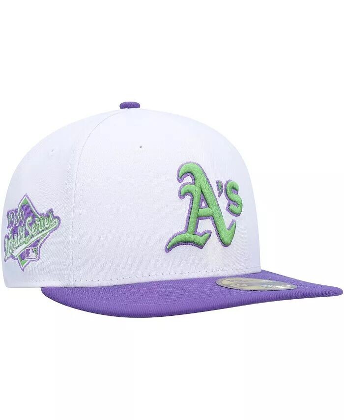 Мужская белая кепка Oakland Athletics 1989 World Series с боковой нашивкой 59FIFTY New Era, белый
Мужская белая кепка Oakland Athletics 1989 World Series с боковой нашивкой 59FIFTY New Era, белый