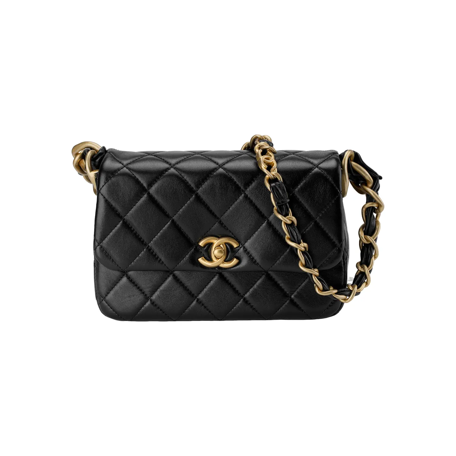 Овечья кожа Сумка через плечо, Женская черная CHANEL 
Овечья кожа Сумка через плечо, Женская черная CHANEL