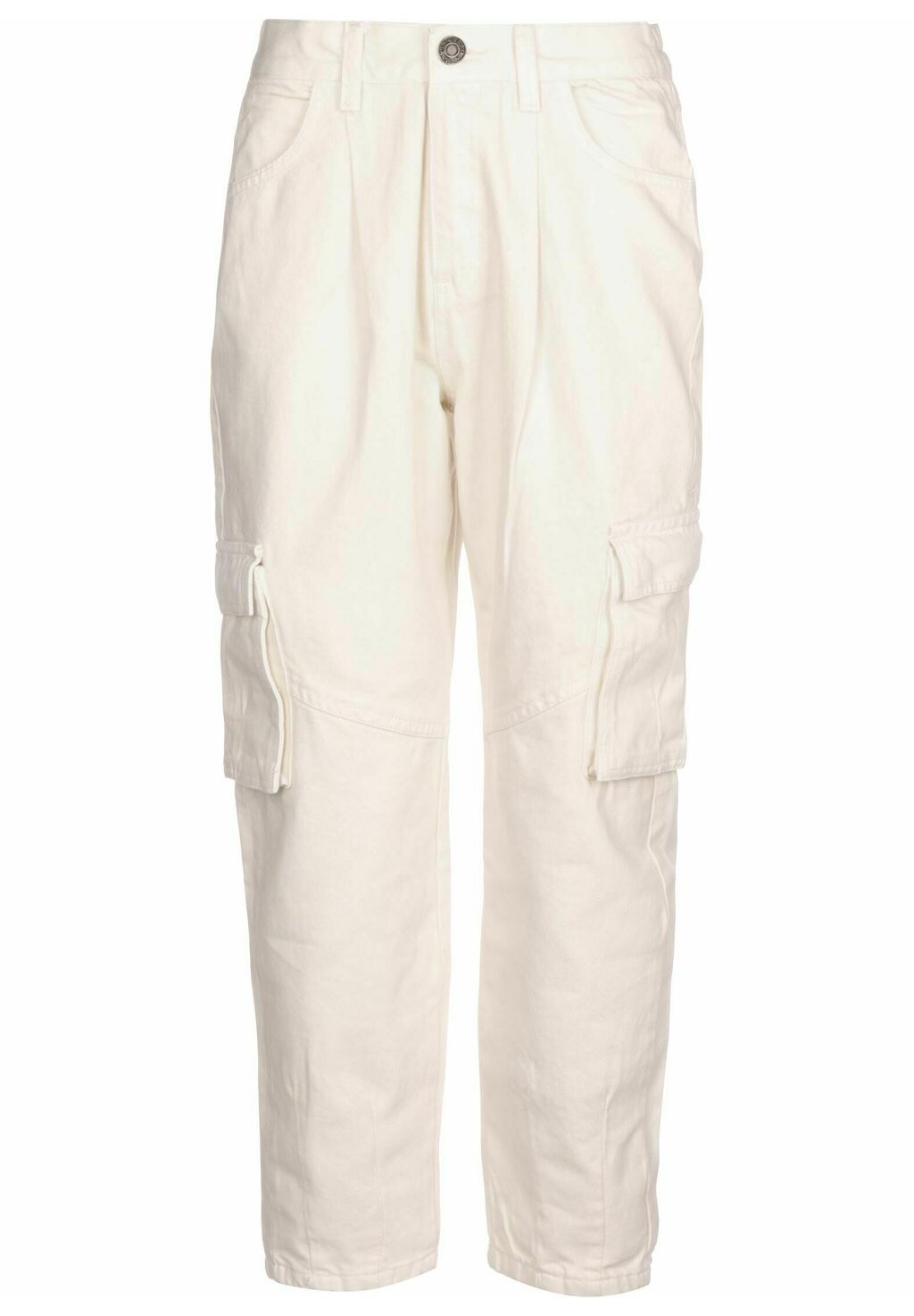 Брюки карго LADIES BALLON FIT CARGO TWILL PANTS Urban Classics, белый 
Брюки карго LADIES BALLON FIT CARGO TWILL PANTS Urban Classics, белый