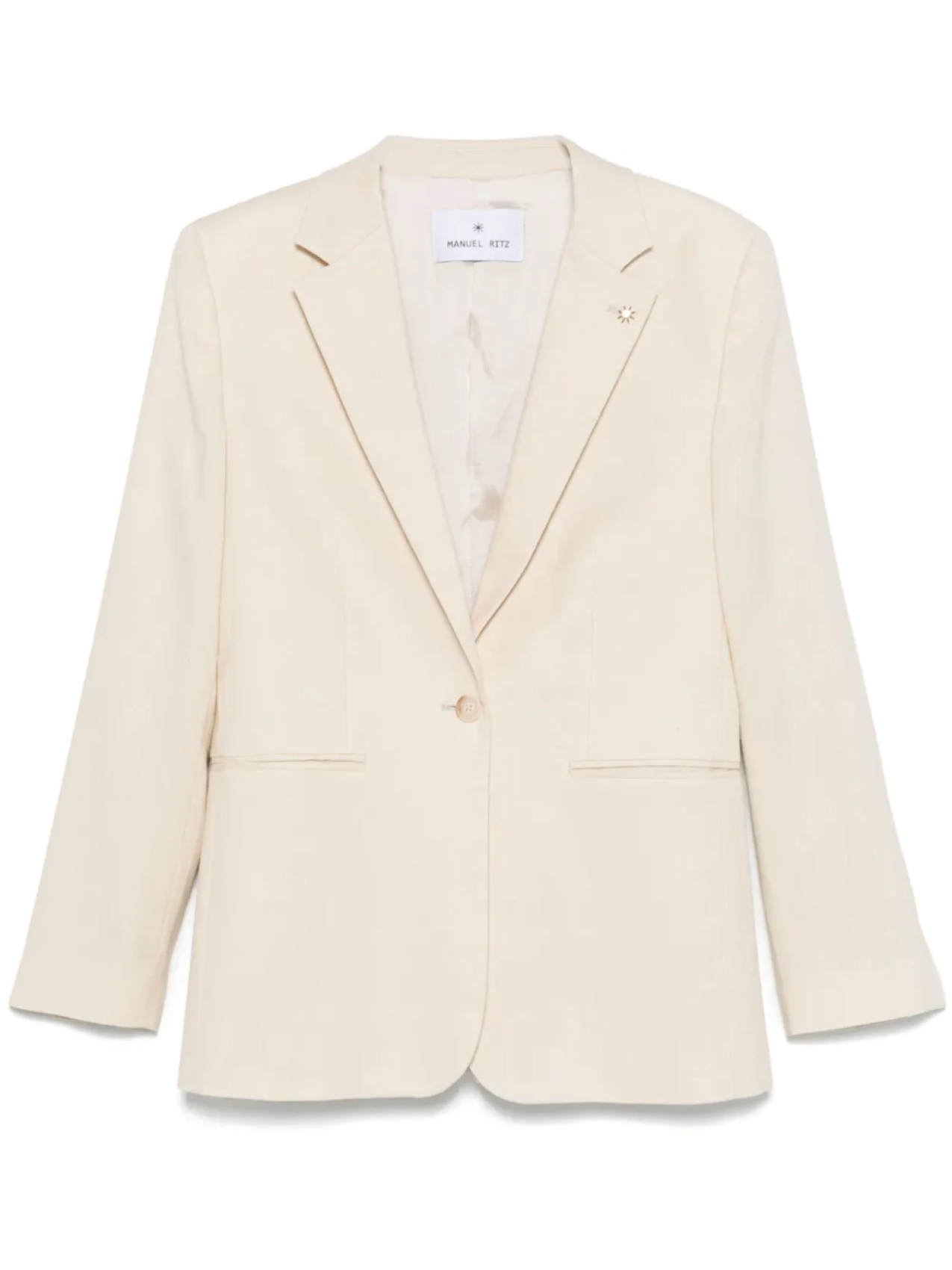 Однобортный пиджак Manuel Ritz, нейтральный
Однобортный пиджак Manuel Ritz, нейтральный