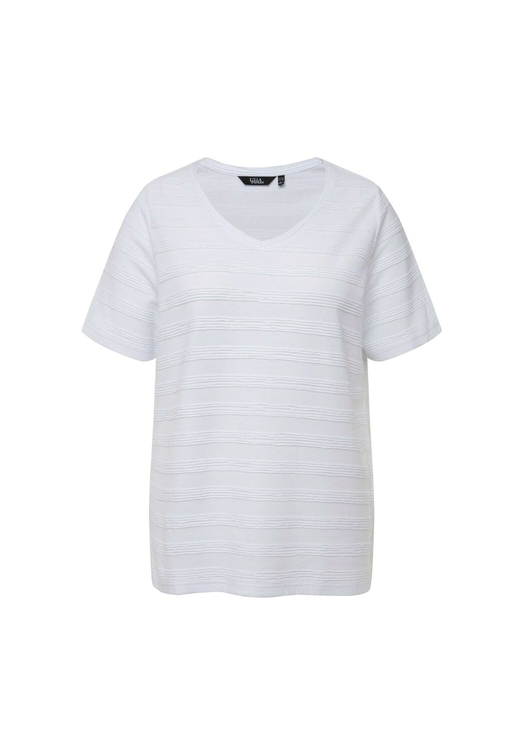 Принт на футболке TEXTURED STRIPED Ulla Popken, белый
Принт на футболке TEXTURED STRIPED Ulla Popken, белый