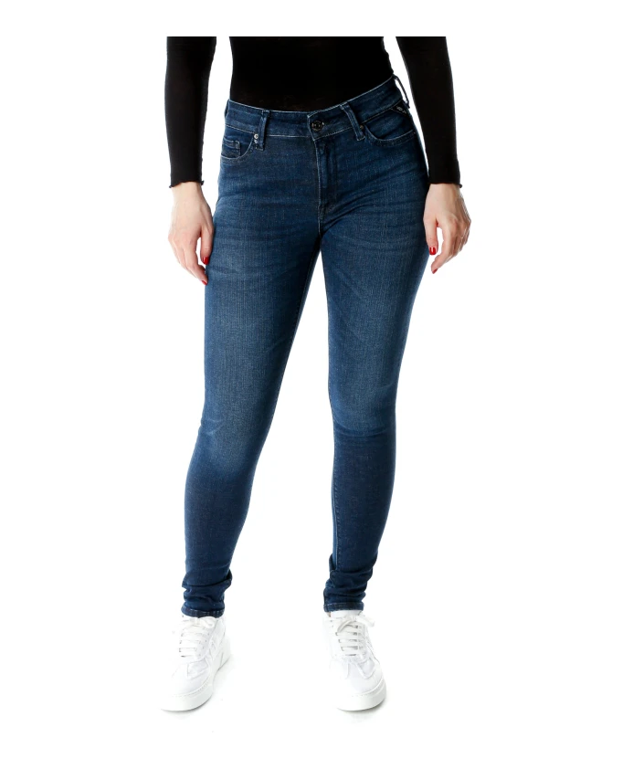 Джинсы Luzien скинни с завышенной талией Replay, синий
Джинсы Luzien скинни с завышенной талией Replay, синий