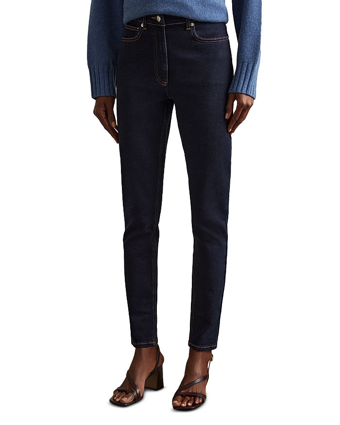 Хайтей Узкие Джинсы с Высокой Посадкой в Темно-Синем Цвете REISS, синий
Хайтей Узкие Джинсы с Высокой Посадкой в Темно-Синем Цвете REISS, синий