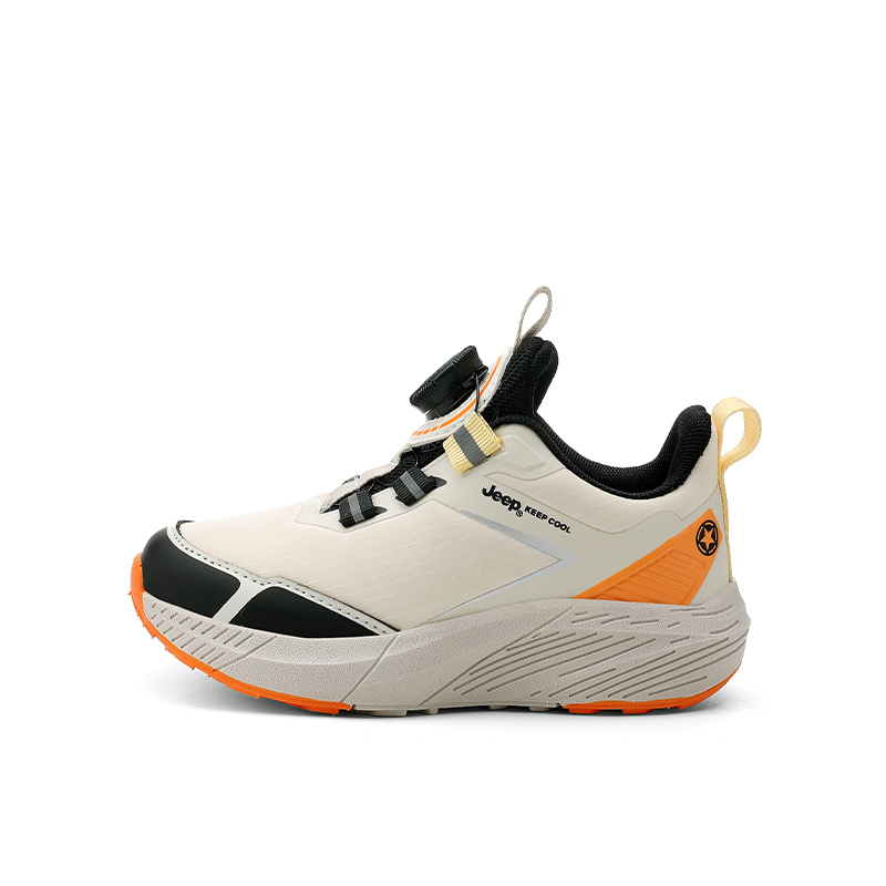 Детские кроссовки для бега бежево-черно-оранжевые Kids' Jeep
Детские кроссовки для бега бежево-черно-оранжевые Kids' Jeep