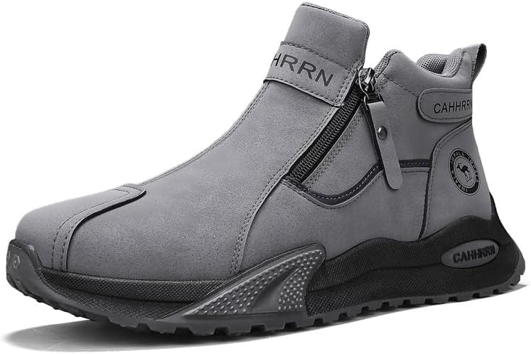 Зимние ботинки для мужчин, высокие кроссовки для походов, повседневная обувь, кроссовки, противоскользящая подошва, прогулочные ботинки на щиколотку, снежные ботинки на молнии Hhhchpm, серый
Зимние ботинки для мужчин, высокие кроссовки для походов, повседневная обувь, кроссовки, противоскользящая подошва, прогулочные ботинки на щиколотку, снежные ботинки на молнии Hhhchpm, серый