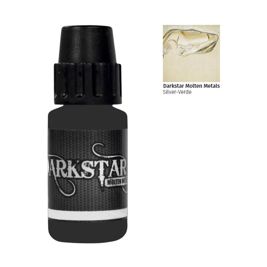 Расплавленные металлы — серебряная верде, Darkstar Paints
Расплавленные металлы — серебряная верде, Darkstar Paints