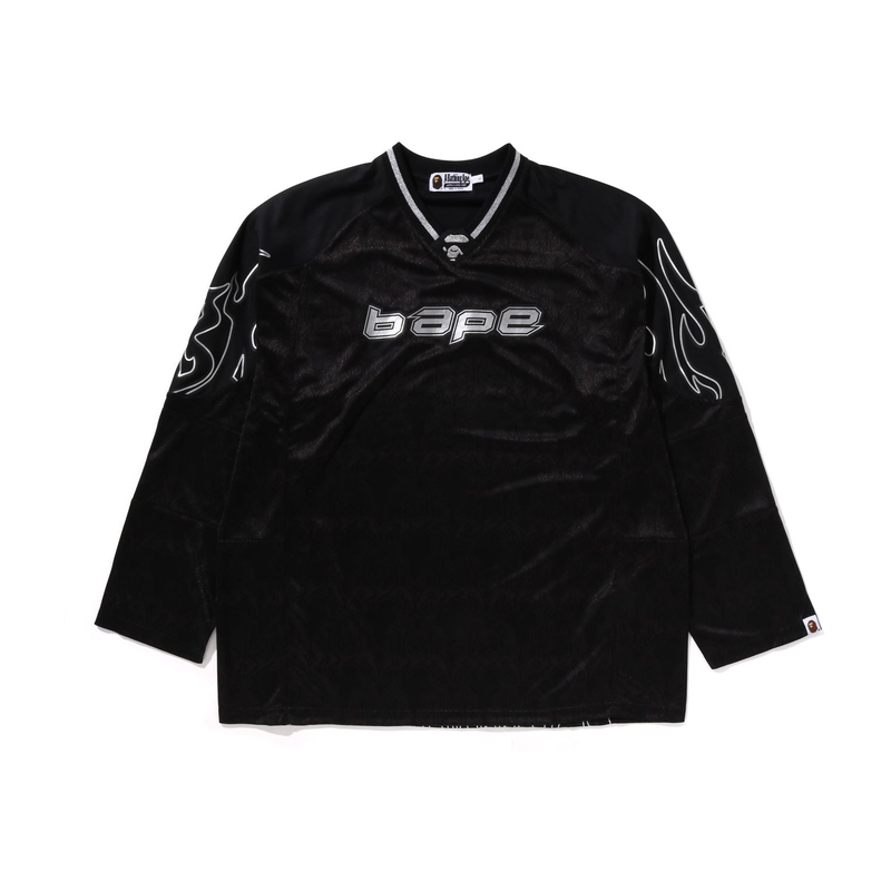 Футбольная майка bape flame A BATHING APE, черный
Футбольная майка bape flame A BATHING APE, черный