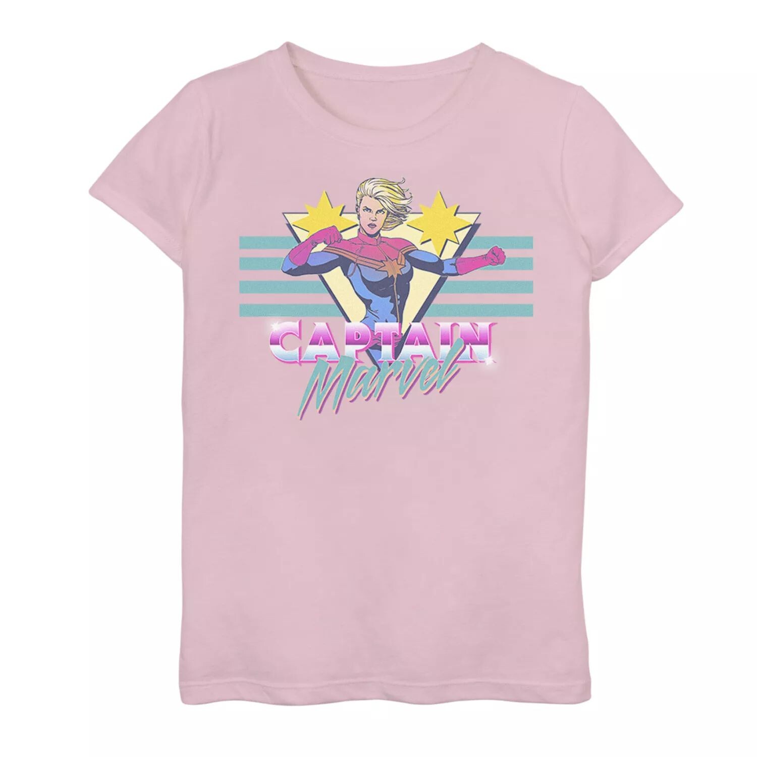 Футболка с логотипом Marvel Captain Marvel для девочек 7–16 лет, поза действий в стиле ретро 80-х годов Marvel
Футболка с логотипом Marvel Captain Marvel для девочек 7–16 лет, поза действий в стиле ретро 80-х годов Marvel