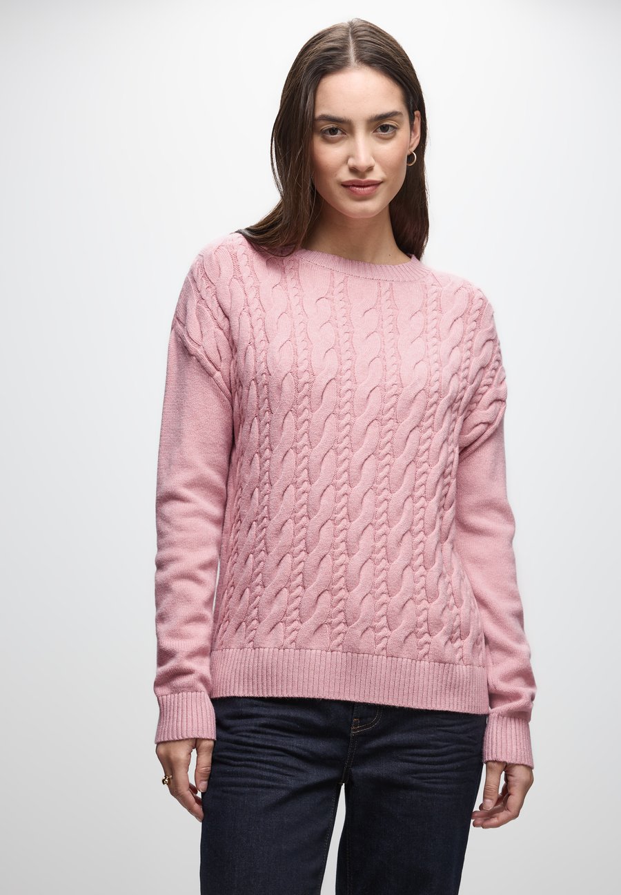 Джемпер Street One MIT ZOPFMUSTER, Rosa/Mottled Light Pink
Джемпер Street One MIT ZOPFMUSTER, Rosa/Mottled Light Pink