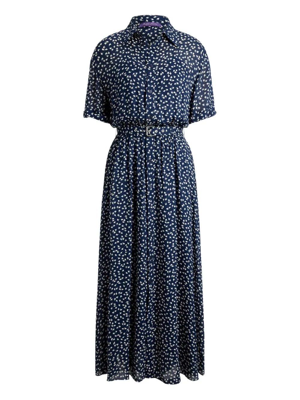 Платье миди с геометричным принтом и поясом Ralph Lauren Collection, синий
Платье миди с геометричным принтом и поясом Ralph Lauren Collection, синий