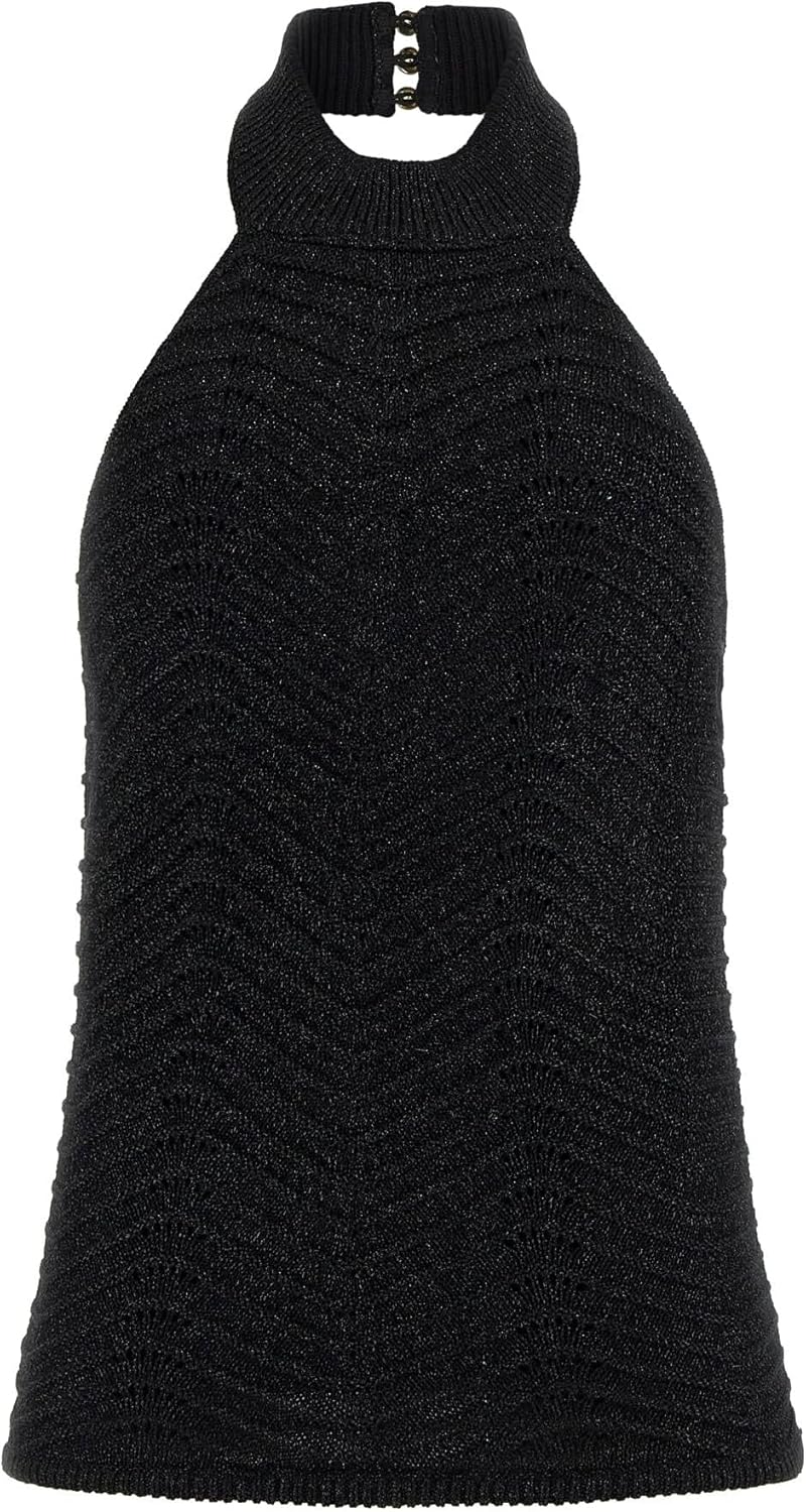 GUESS Womens Eco Sleeveless Chevron Serina Sweater, Jet Black
GUESS Womens Eco Sleeveless Chevron Serina Sweater, Jet Black
