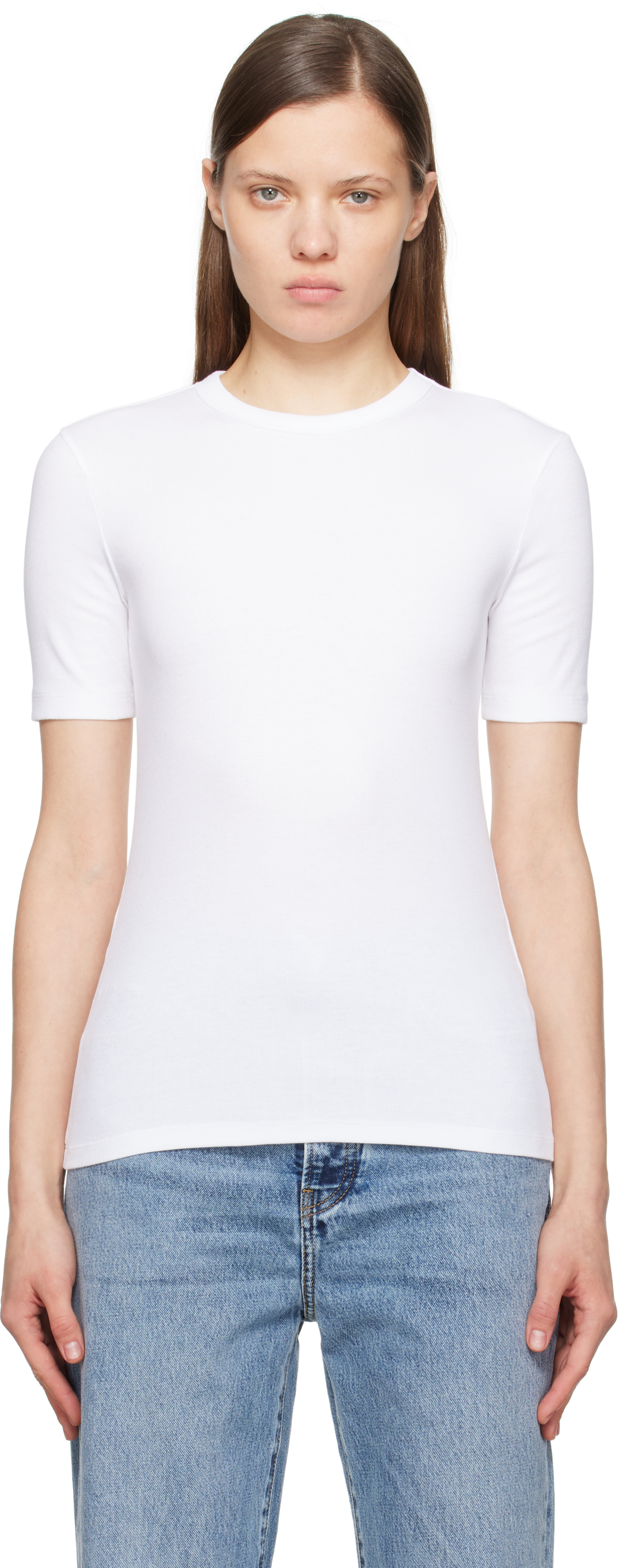 Классическая футболка в рубчик TOTEME
Классическая футболка в рубчик TOTEME